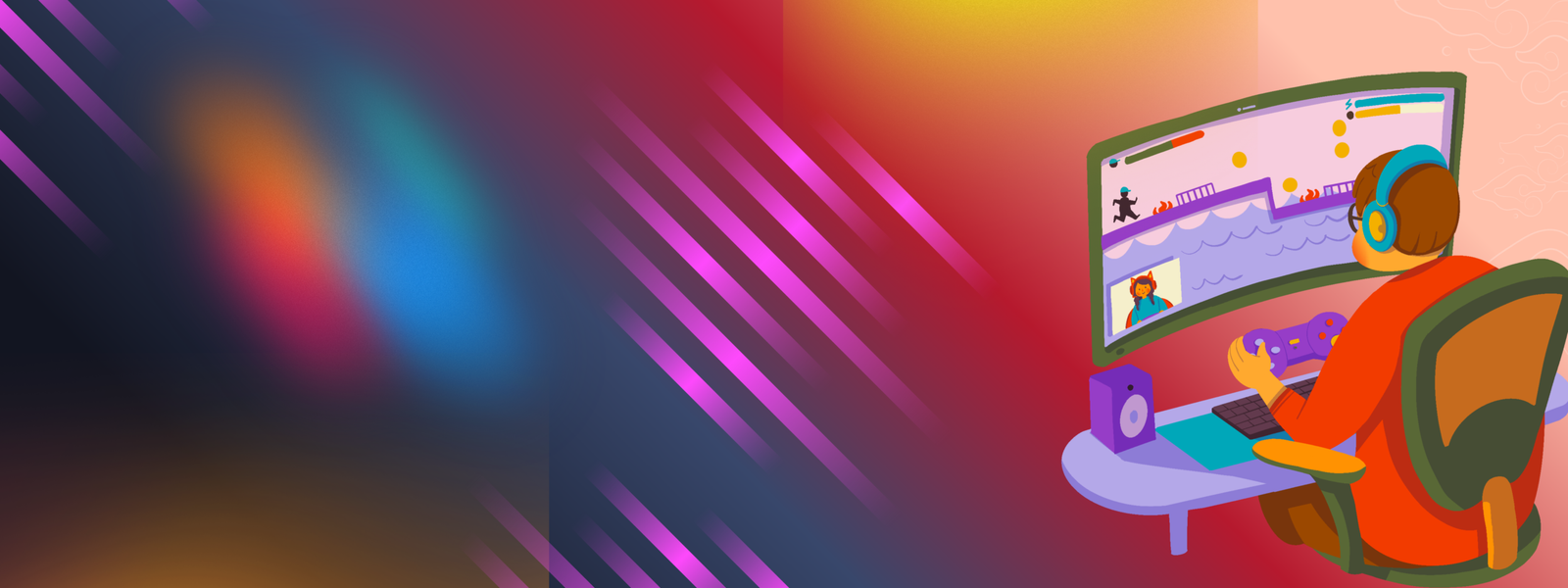 Merah dan Putih Ilustratif Estetik Dirgahayu Republik Indonesia Spanduk (18)