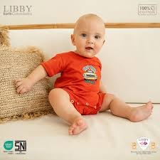 LIBBY Earth Jumpsuit Playsuit Bayi & Anak Laki-laki Flynn Romper Sablon 0-2 Tahun (1 STEL)Terusan bayi Bodysuit