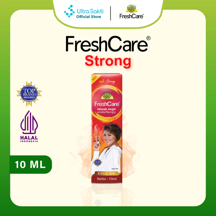 Freshcare Strong 10ml – minyak angin aromaterapi sensasi panas